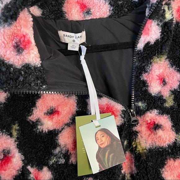 Sandy Liang designer x Target floral fleece pullover - Picture 2 of 6